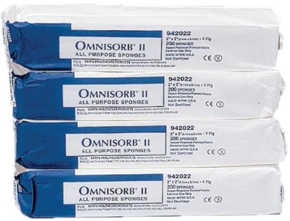 Tidi 942022 Omnisorb II Non-Woven Sponges Non-Sterile 2 Tidi 942022 Omnisorb II Non-Woven Sponges Non-Sterile 2
